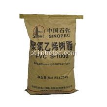 PVC à base de etileno SINOPEC S1000 K65 67